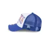New York Knicks Distressed 9FORTY A-Frame Trucker Hat sold by New Era