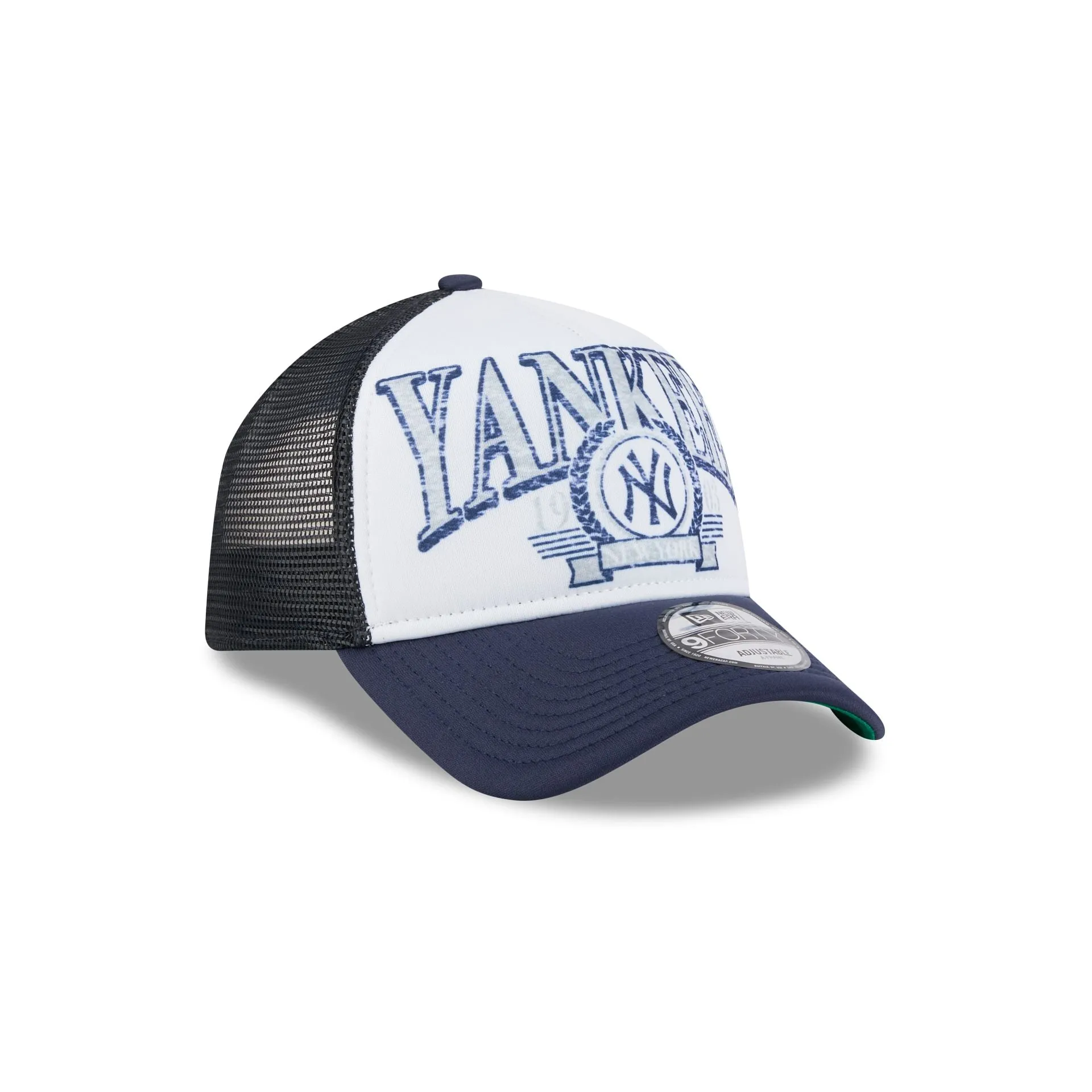 New York Yankees Distressed 9FORTY A-Frame Trucker Hat sold by New Era product image thumbnail 3