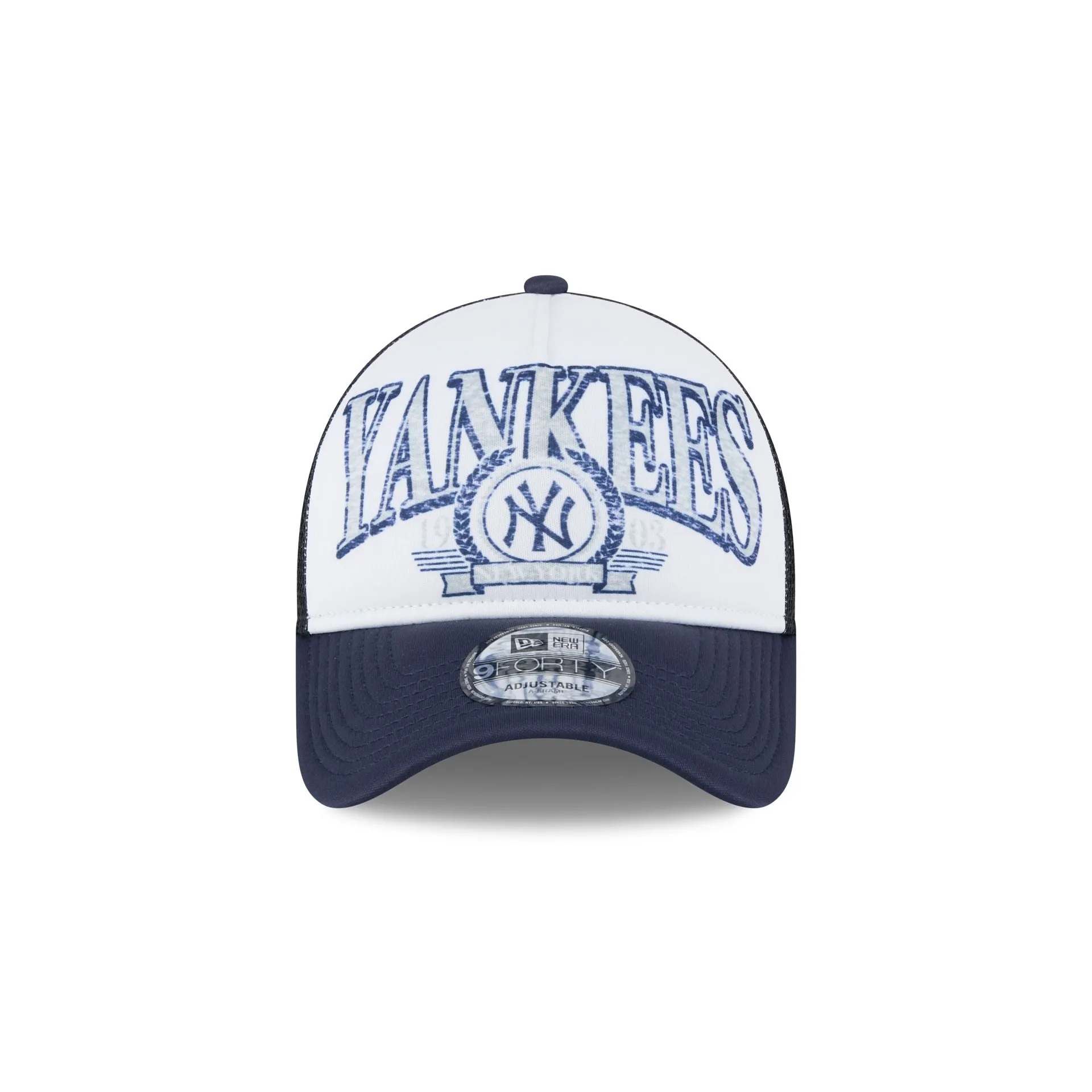 New York Yankees Distressed 9FORTY A-Frame Trucker Hat sold by New Era product image thumbnail 2