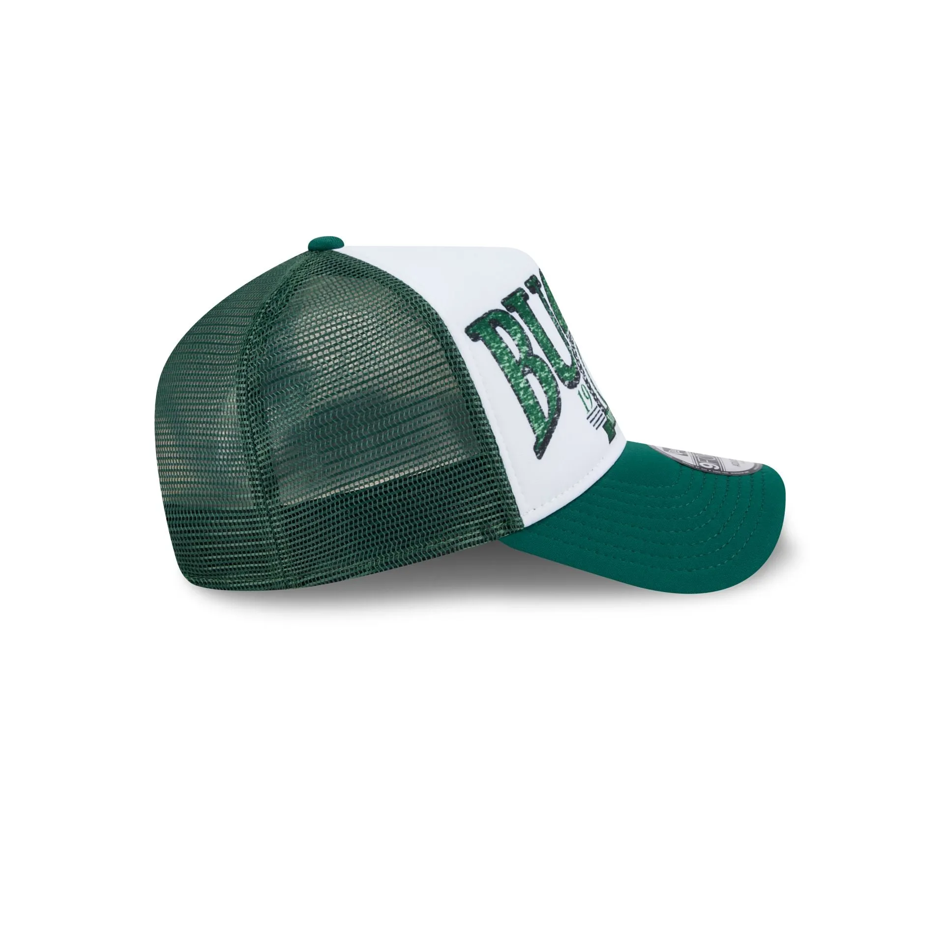 Milwaukee Bucks Distressed 9FORTY A-Frame Trucker Hat sold by New Era product image thumbnail 5
