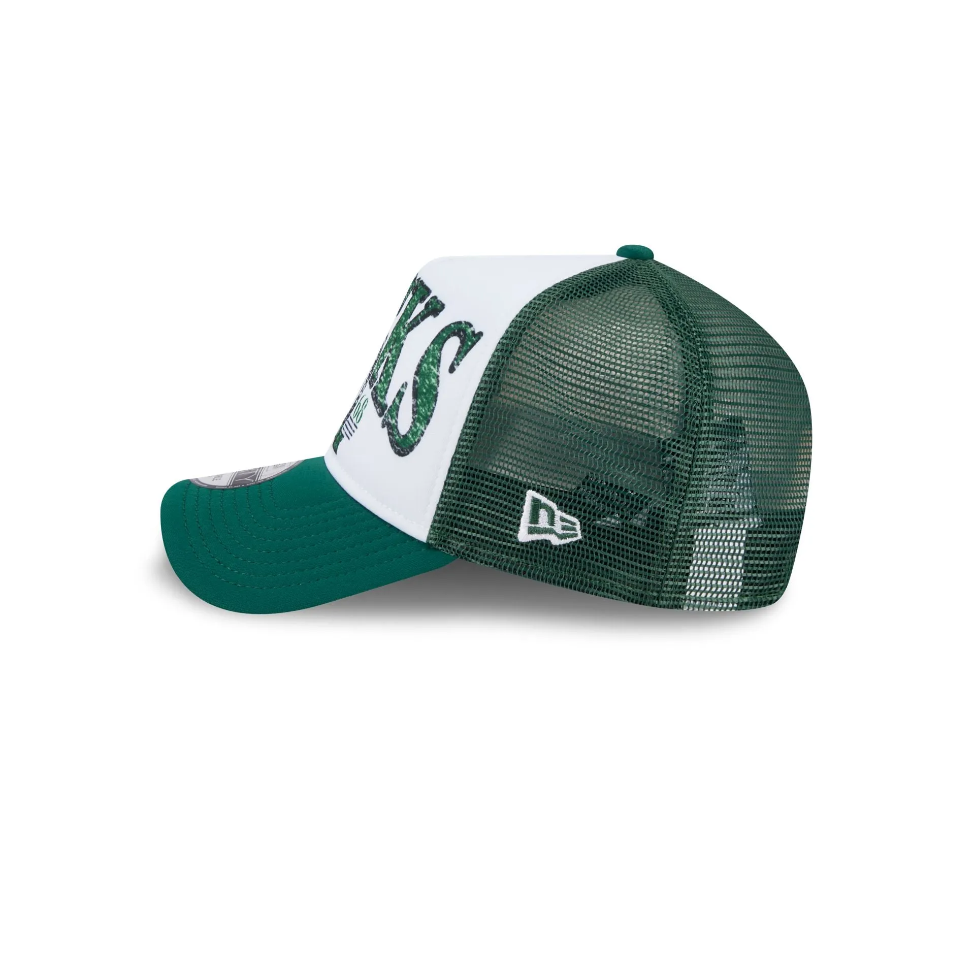 Milwaukee Bucks Distressed 9FORTY A-Frame Trucker Hat sold by New Era product image thumbnail 4