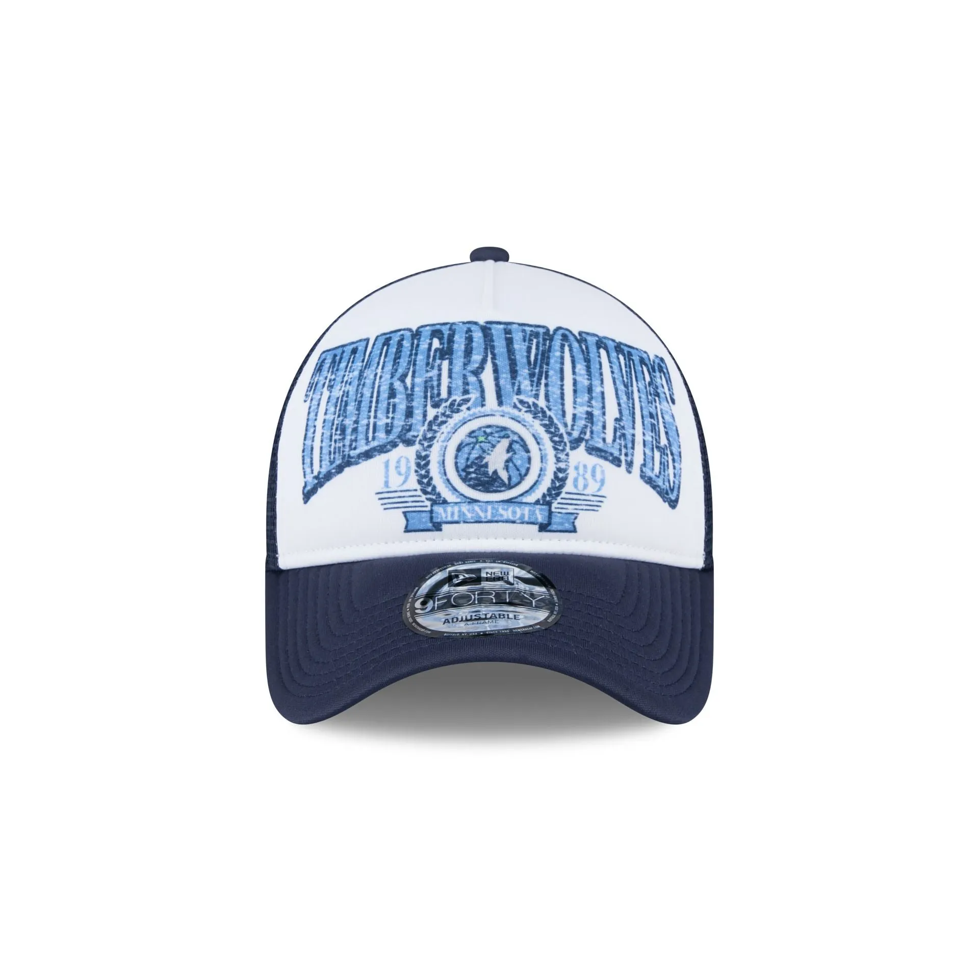 Minnesota Timberwolves Distressed 9FORTY A-Frame Trucker Hat sold by New Era product image thumbnail 2
