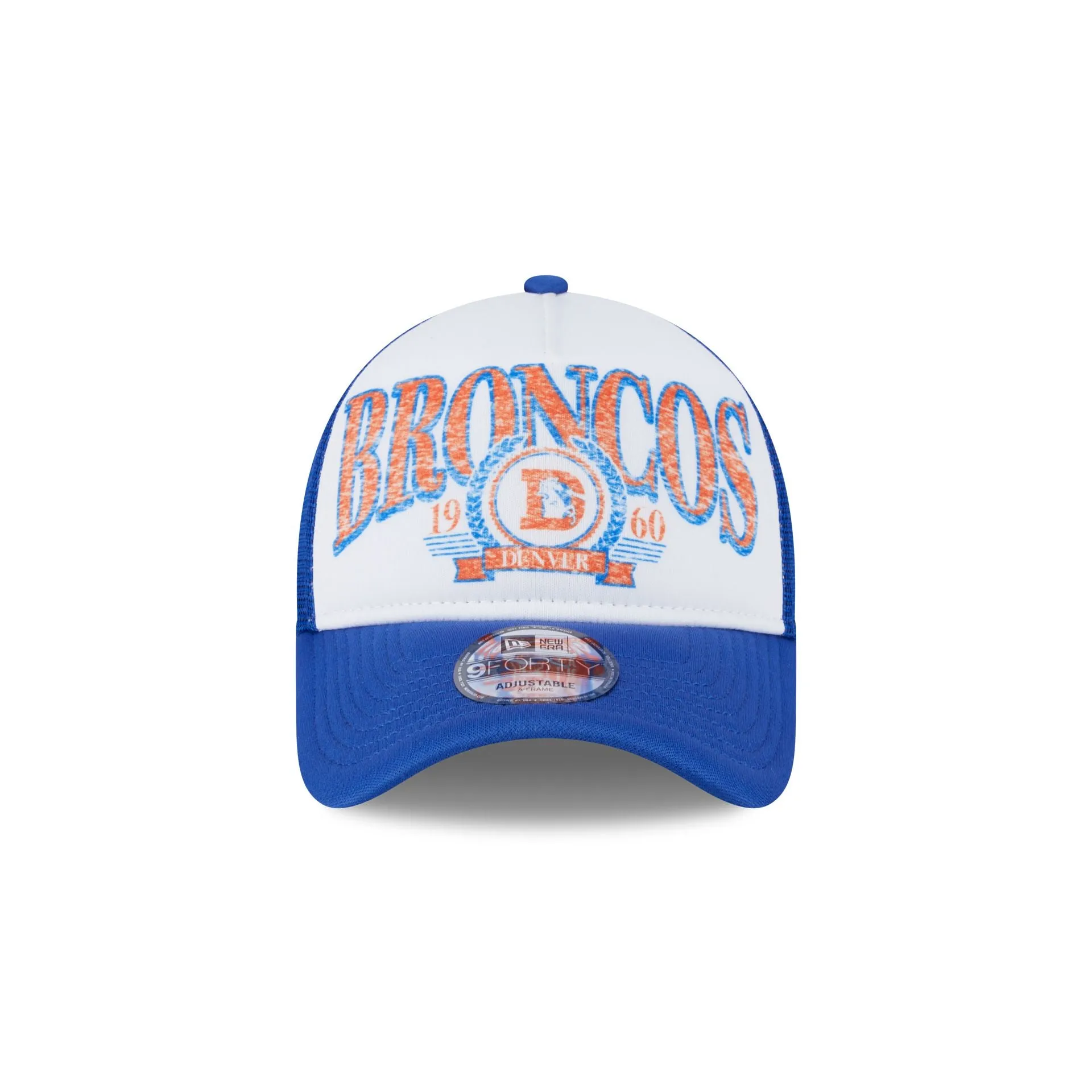 Denver Broncos Distressed 9FORTY A-Frame Trucker Hat sold by New Era product image thumbnail 2