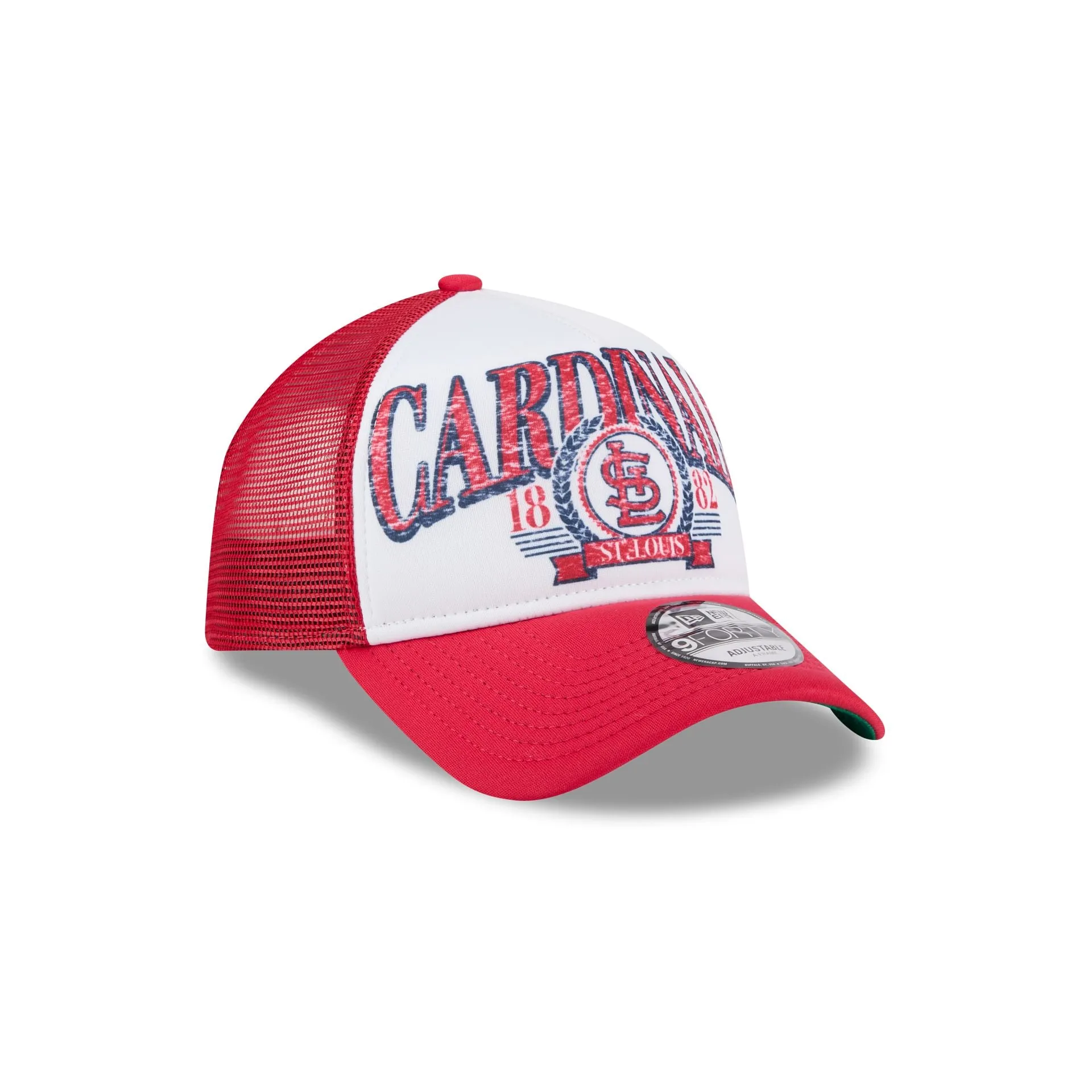 St. Louis Cardinals Distressed 9FORTY A-Frame Trucker Hat sold by New Era product image thumbnail 3