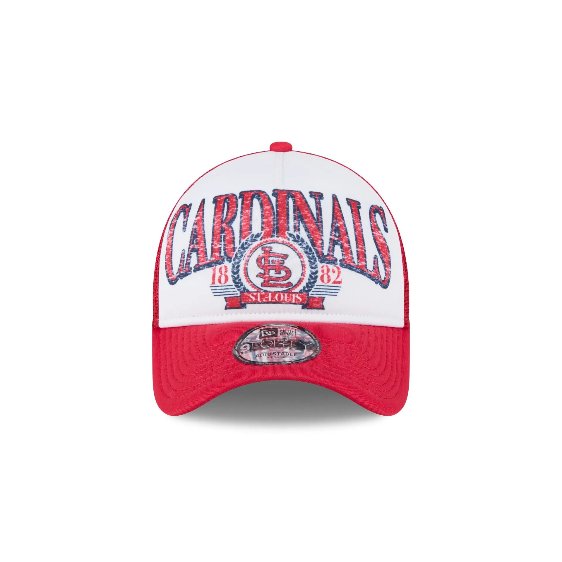 St. Louis Cardinals Distressed 9FORTY A-Frame Trucker Hat sold by New Era product image thumbnail 2