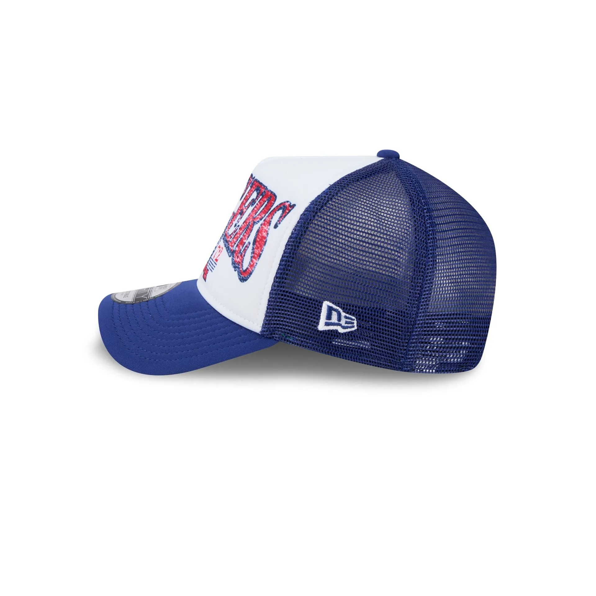 Texas Rangers Distressed 9FORTY A-Frame Trucker Hat sold by New Era product image thumbnail 4