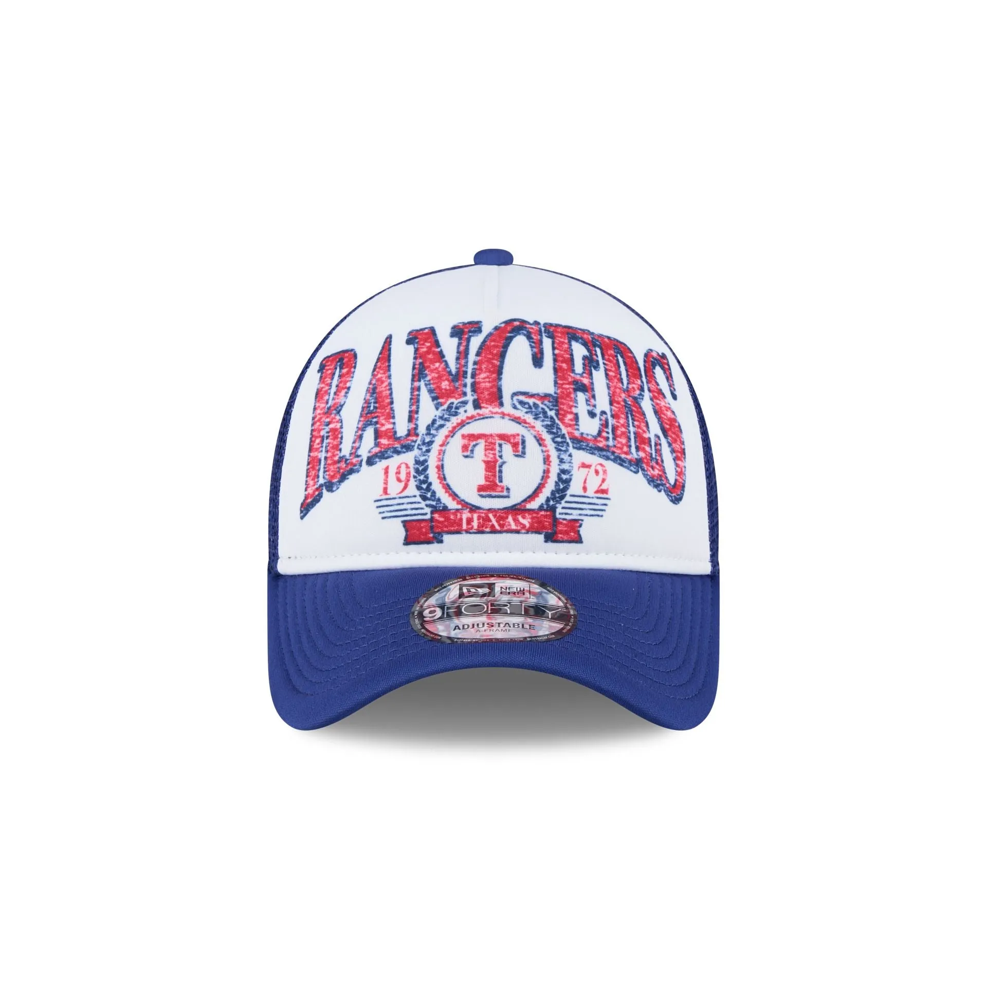 Texas Rangers Distressed 9FORTY A-Frame Trucker Hat sold by New Era product image thumbnail 2