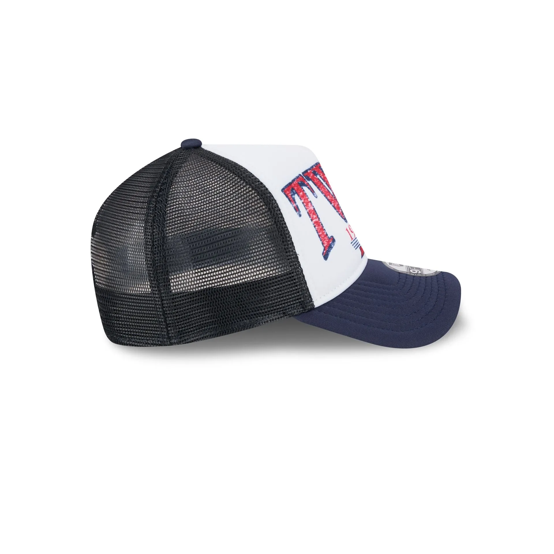 Minnesota Twins Distressed 9FORTY A-Frame Trucker Hat sold by New Era product image thumbnail 5