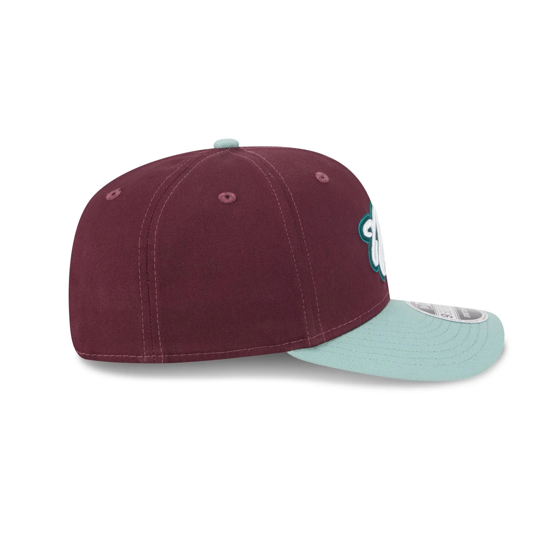 Brooklyn Nets Maroon 9SEVENTY Stretch-Snap Hat sold by New Era product image thumbnail 5