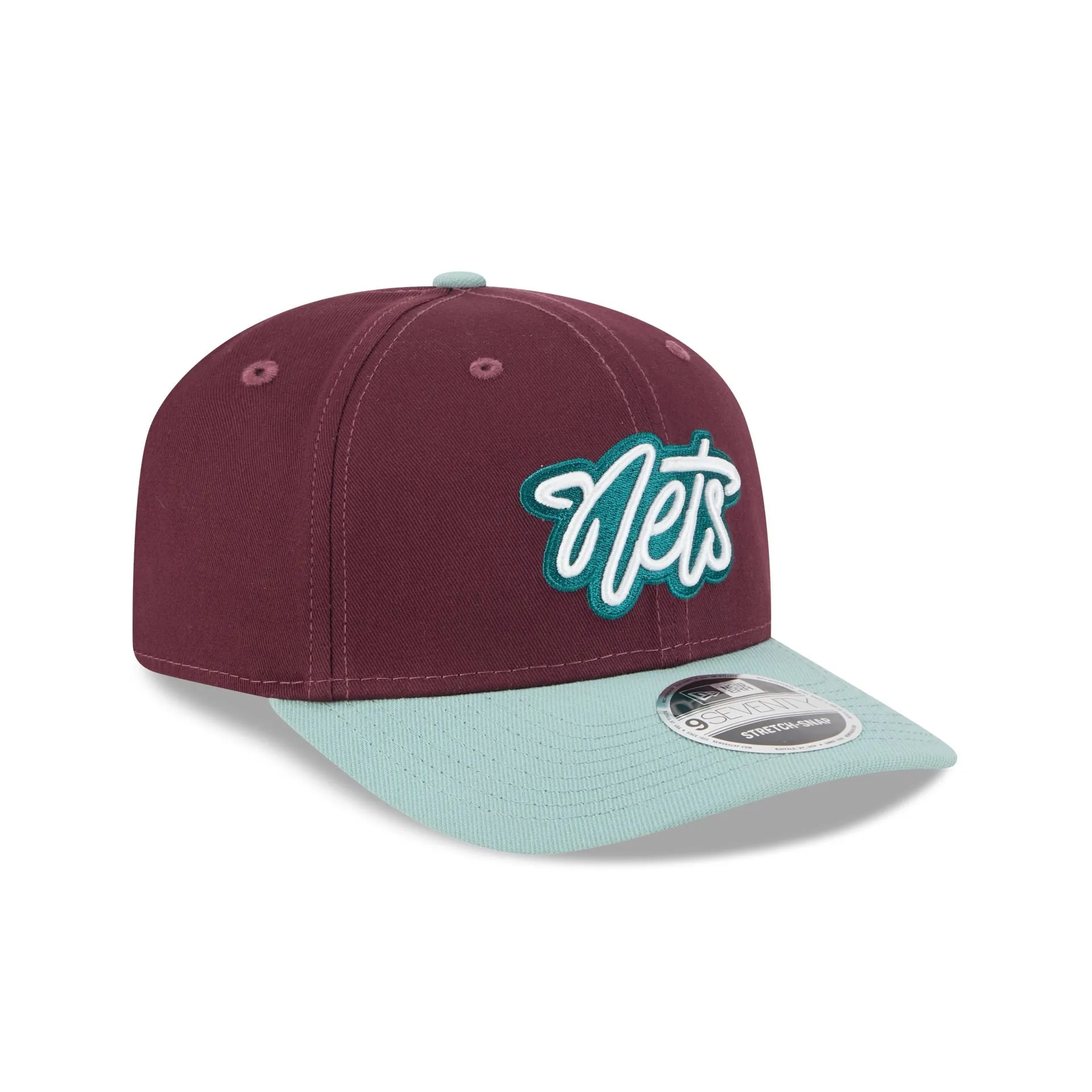 Brooklyn Nets Maroon 9SEVENTY Stretch-Snap Hat sold by New Era product image thumbnail 3