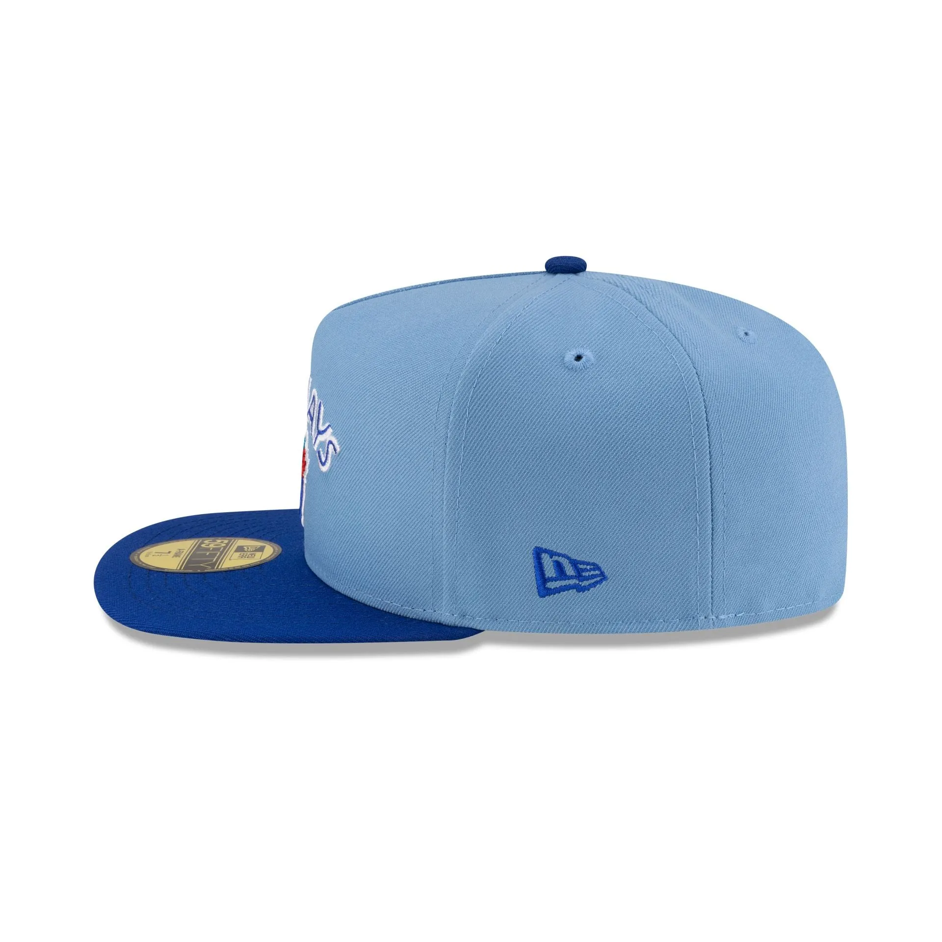 Just Caps Sky Blue Toronto Blue Jays 59FIFTY A-Frame Fitted Hat sold by New Era product image thumbnail 5