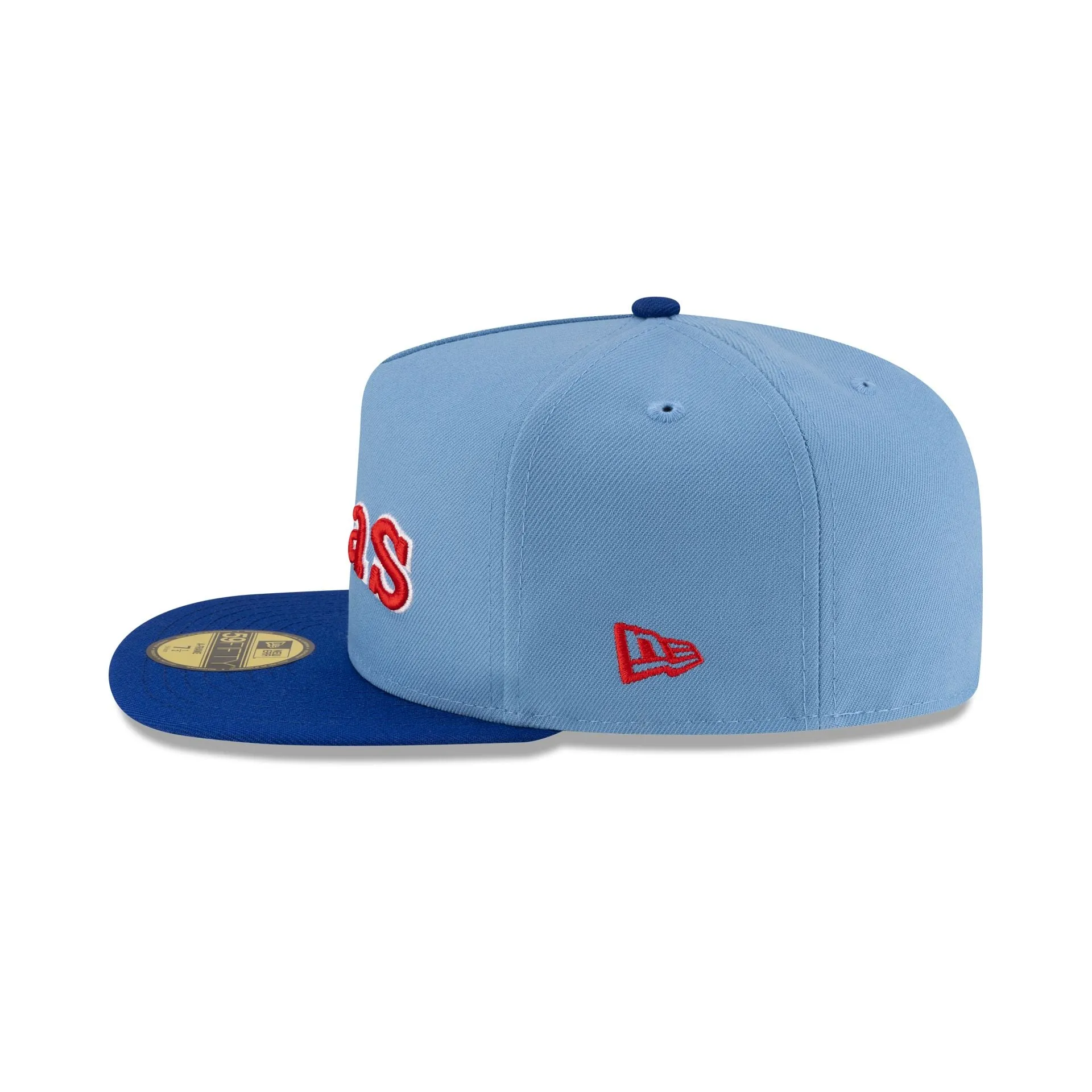 Just Caps Sky Blue Texas Rangers 59FIFTY A-Frame Fitted Hat sold by New Era product image thumbnail 5