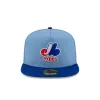Just Caps Sky Blue Montreal Expos 59FIFTY A-Frame Fitted Hat sold by New Era