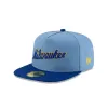 Just Caps Sky Blue Milwaukee Brewers 59FIFTY A-Frame Fitted Hat sold by New Era
