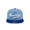 Just Caps Sky Blue Brooklyn Dodgers 59FIFTY A-Frame Fitted Hat sold by New Era