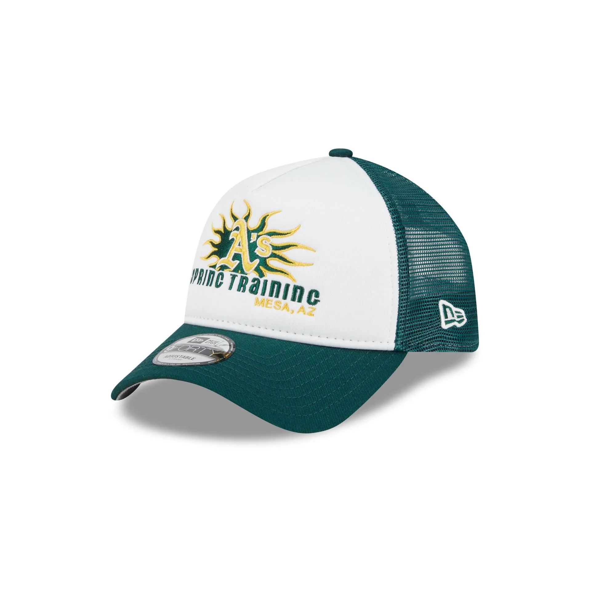 Athletics Spring Training 9FORTY A-Frame Trucker Hat sold by New Era product image thumbnail 3