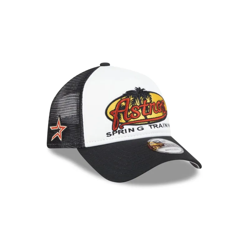 Houston Astros Spring Training 9FORTY A-Frame Trucker Hat sold by New Era