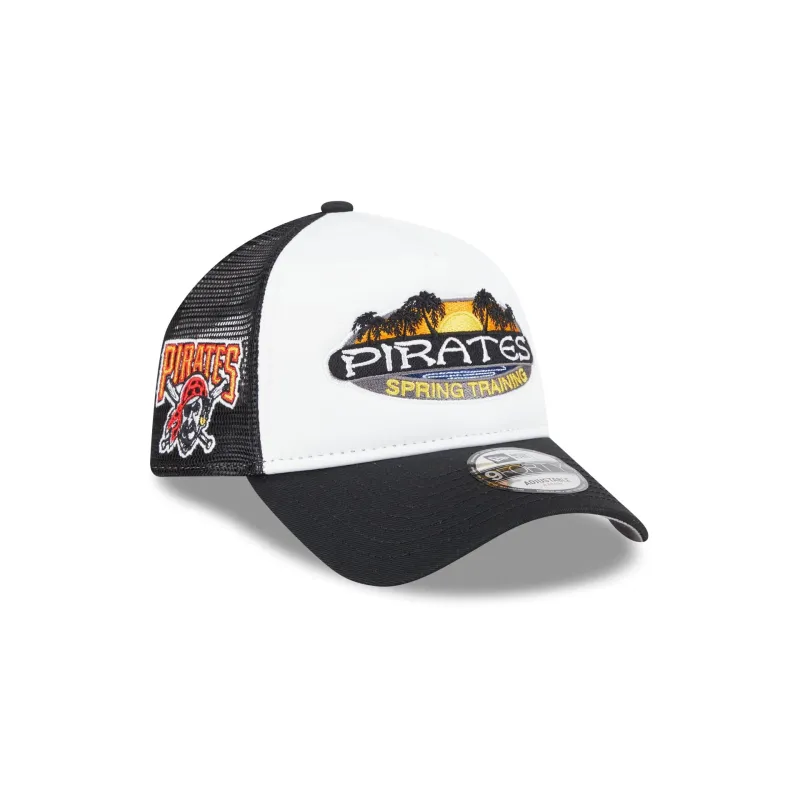 Pittsburgh Pirates Spring Training 9FORTY A-Frame Trucker Hat sold by New Era