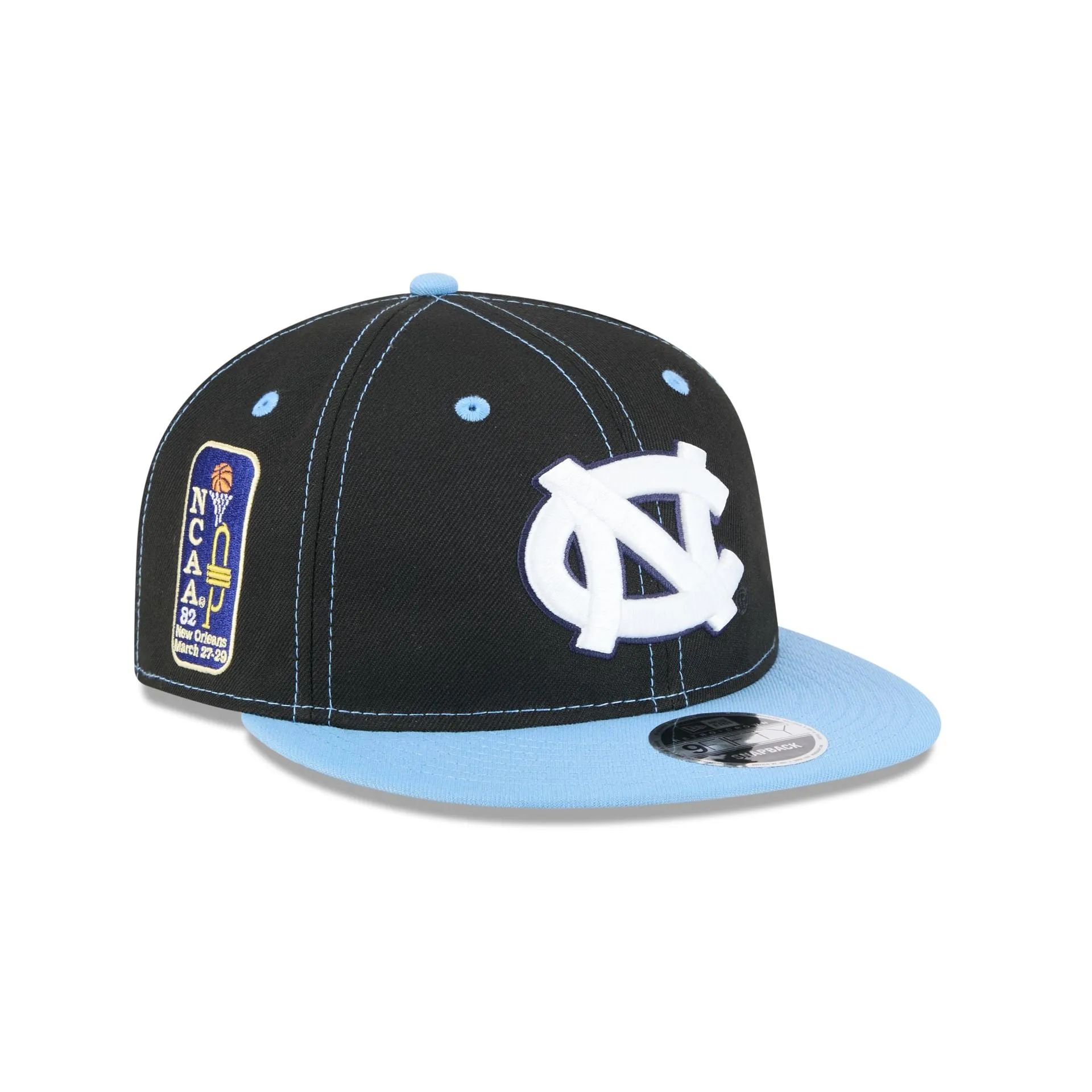 North Carolina Tar Heels Tournament Side Patch Retro Crown 9FIFTY Strapback Hat sold by New Era