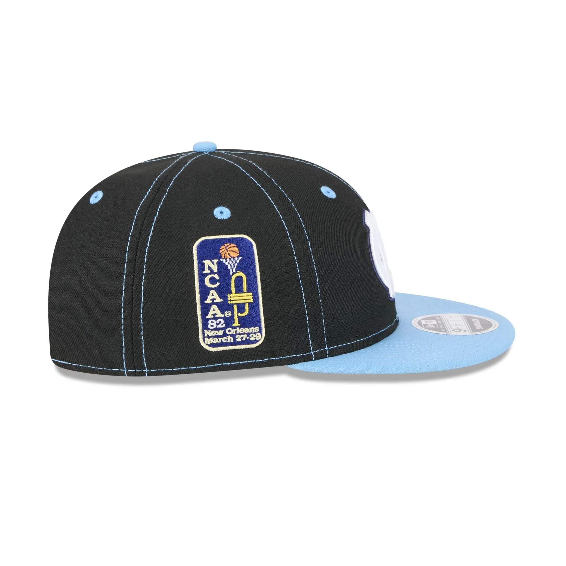 North Carolina Tar Heels Tournament Side Patch Retro Crown 9FIFTY Strapback Hat sold by New Era product image thumbnail 4