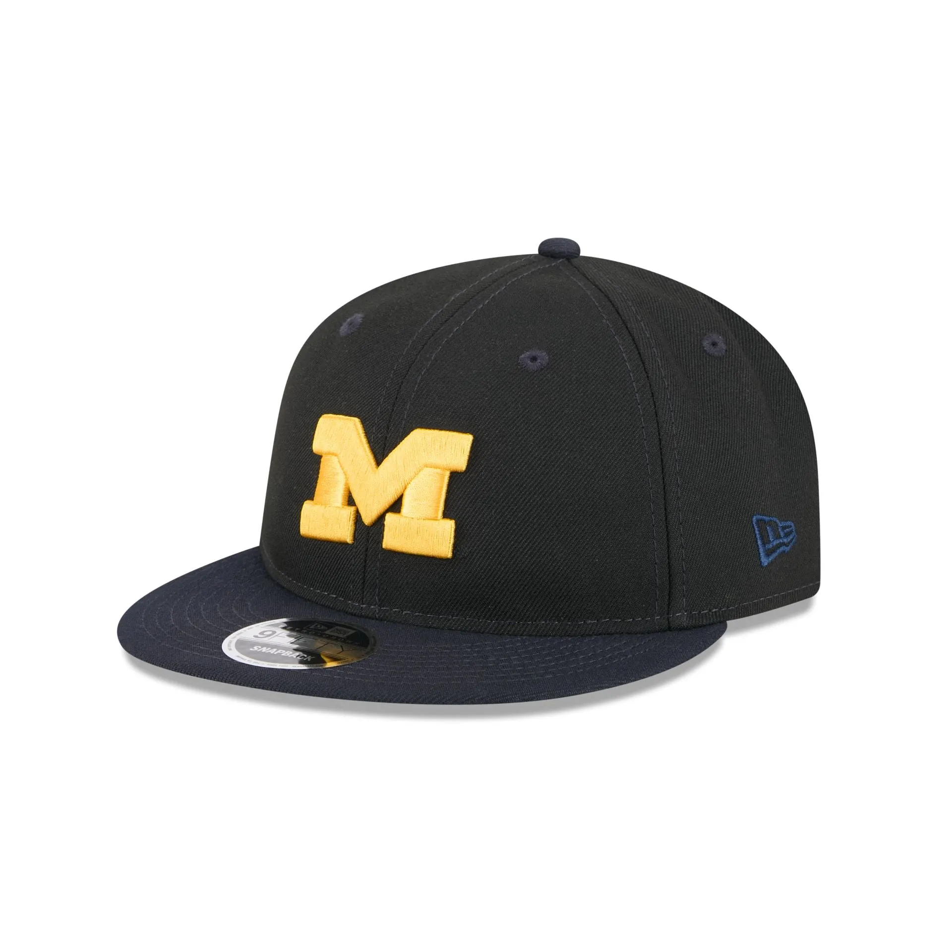 Michigan Wolverines Tournament Side Patch Retro Crown 9FIFTY Strapback Hat sold by New Era product image thumbnail 3