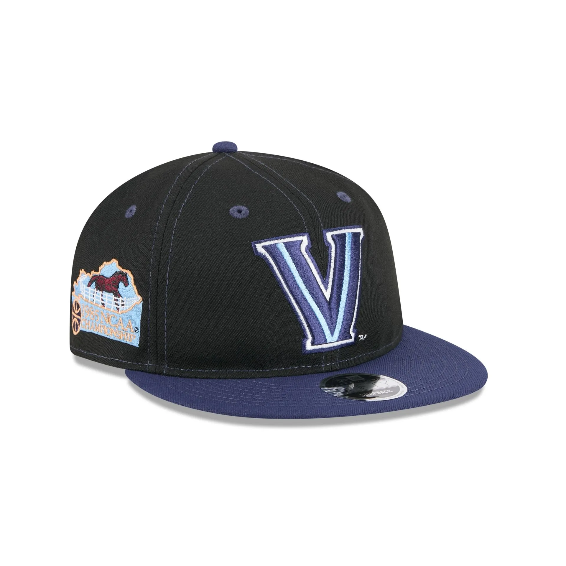 Villanova Wildcats Tournament Side Patch Retro Crown 9FIFTY Strapback Hat sold by New Era