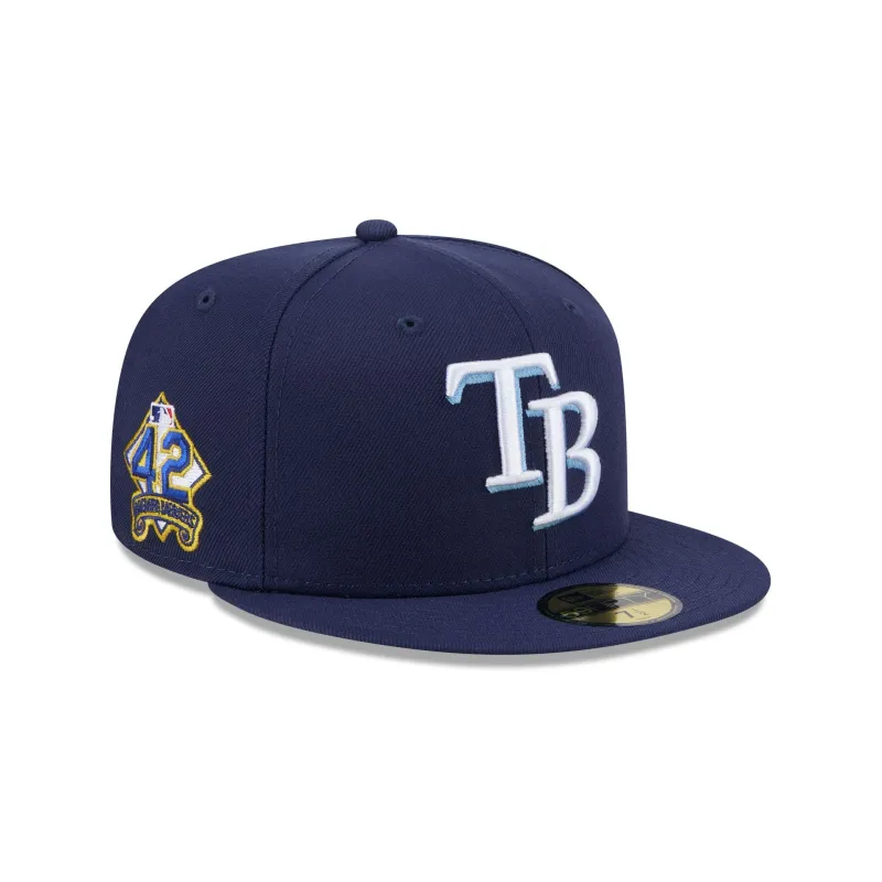 Tampa Bay Rays Jackie Robinson Day 2025 59FIFTY Fitted Hat sold by New Era