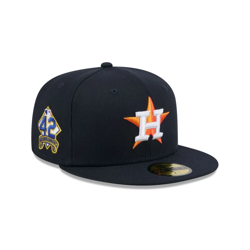 Houston Astros Jackie Robinson Day 2025 59FIFTY Fitted Hat sold by New Era