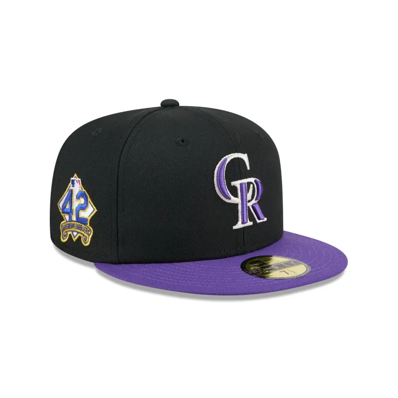 Colorado Rockies Jackie Robinson Day 2025 59FIFTY Fitted Hat sold by New Era