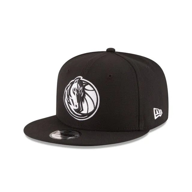 Dallas Mavericks Basic Black 9FIFTY Snapback Hat sold by New Era