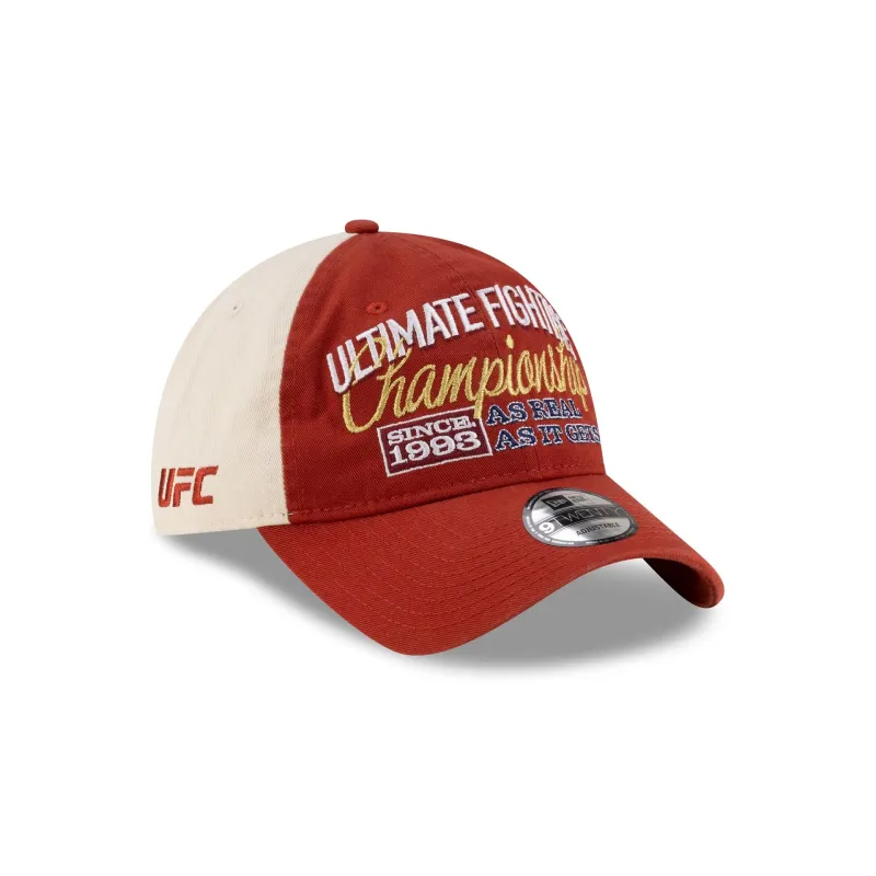 UFC Graphic Rust 9TWENTY Adjustable Hat made by New Era