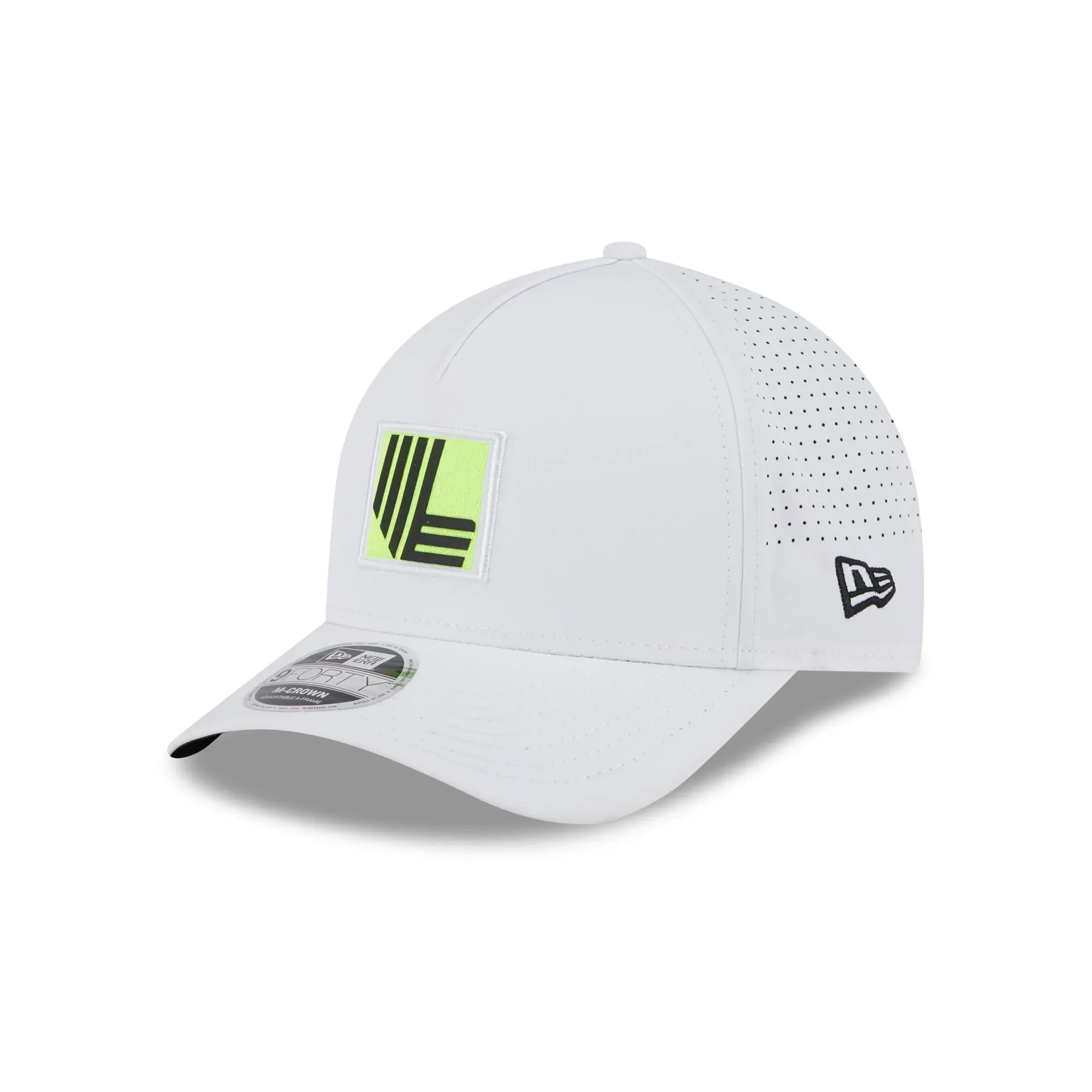 LIV Golf Patch 9FORTY M-Crown A-Frame Snapback Hat sold by New Era