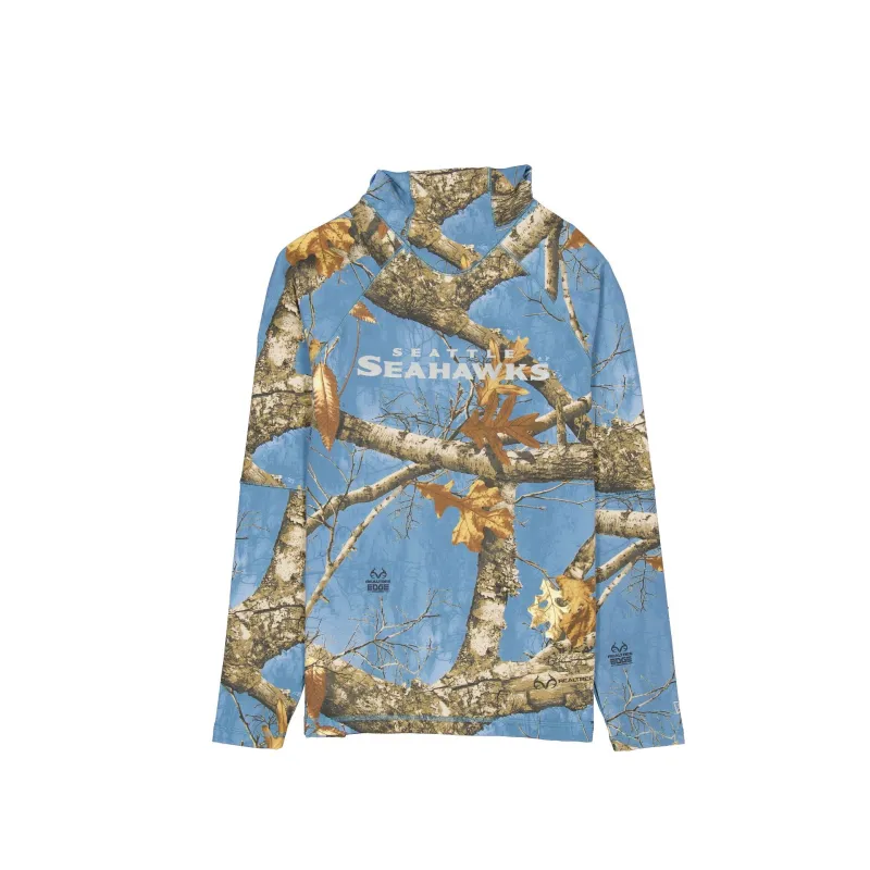 Seattle Seahawks Realtree Balaclava Hoodie sold by New Era