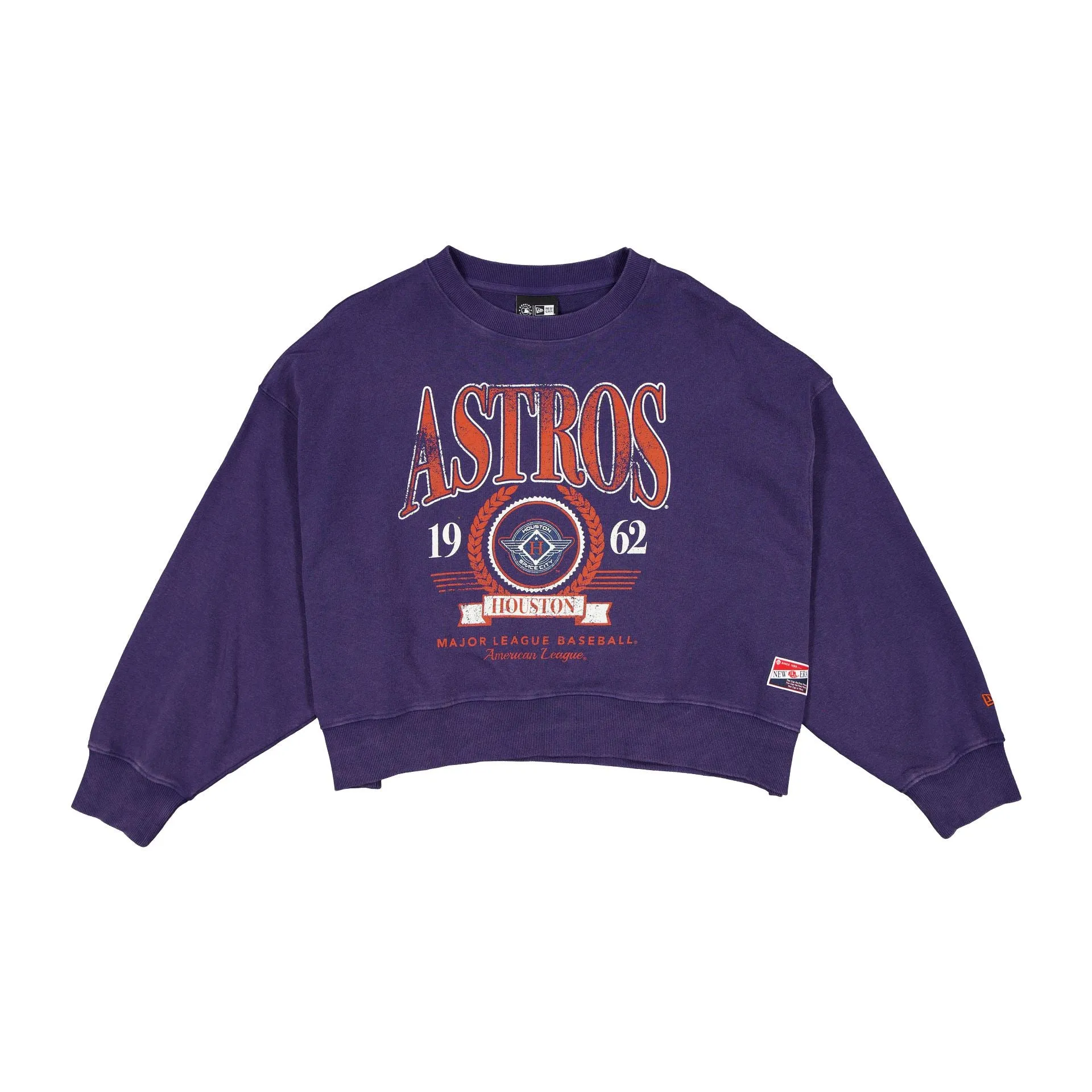 Houston Astros City Connect Women's Distressed Crewneck sold by New Era