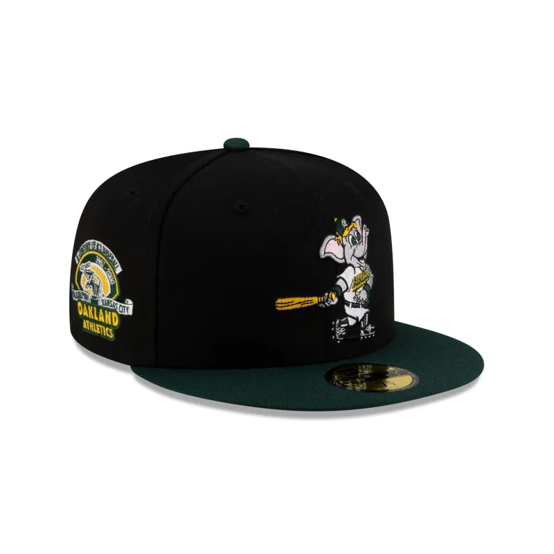 Athletics Mascot Black 59FIFTY Fitted Hat sold by New Era