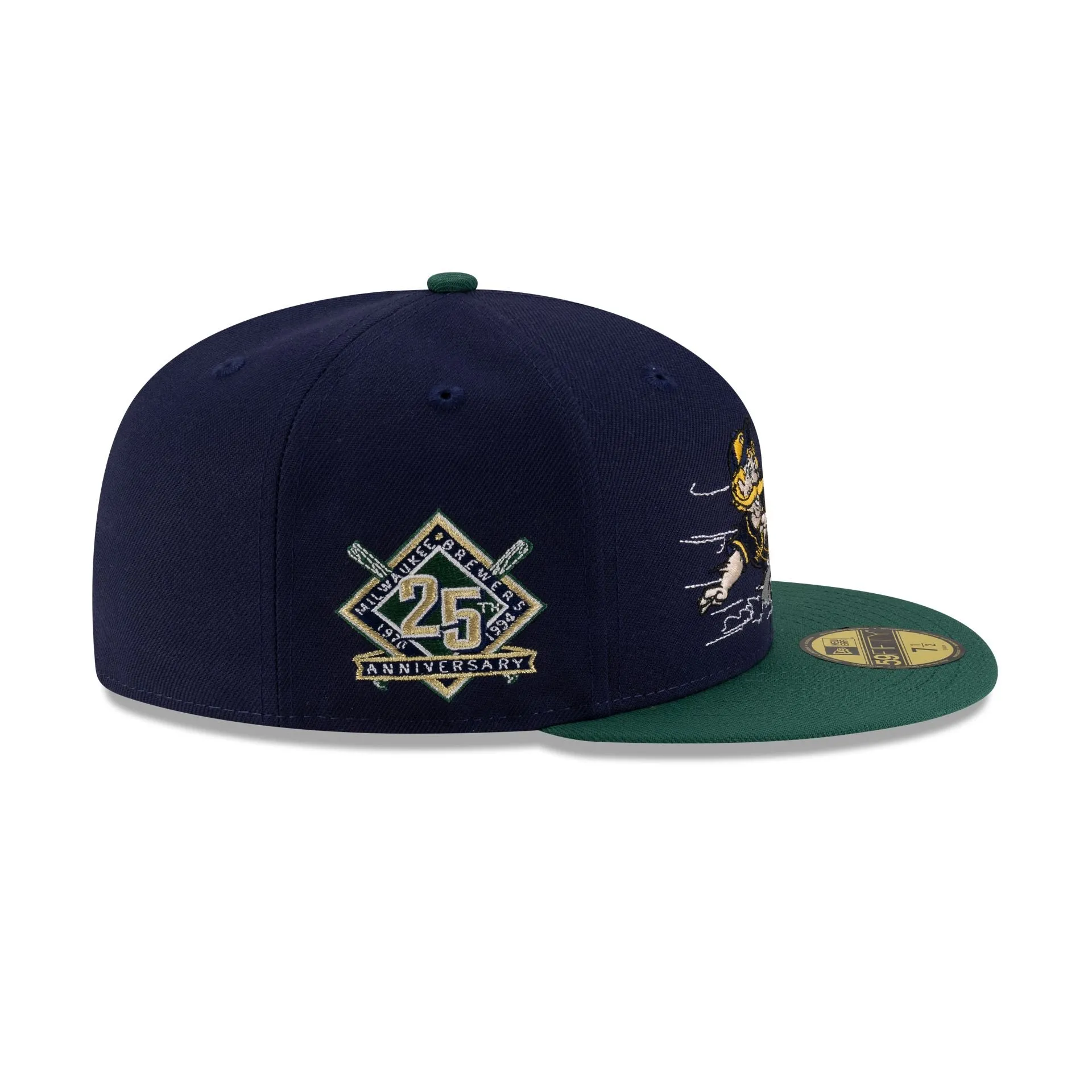 Milwaukee Brewers Mascot Light Navy 59FIFTY Fitted Hat sold by New Era product image thumbnail 4
