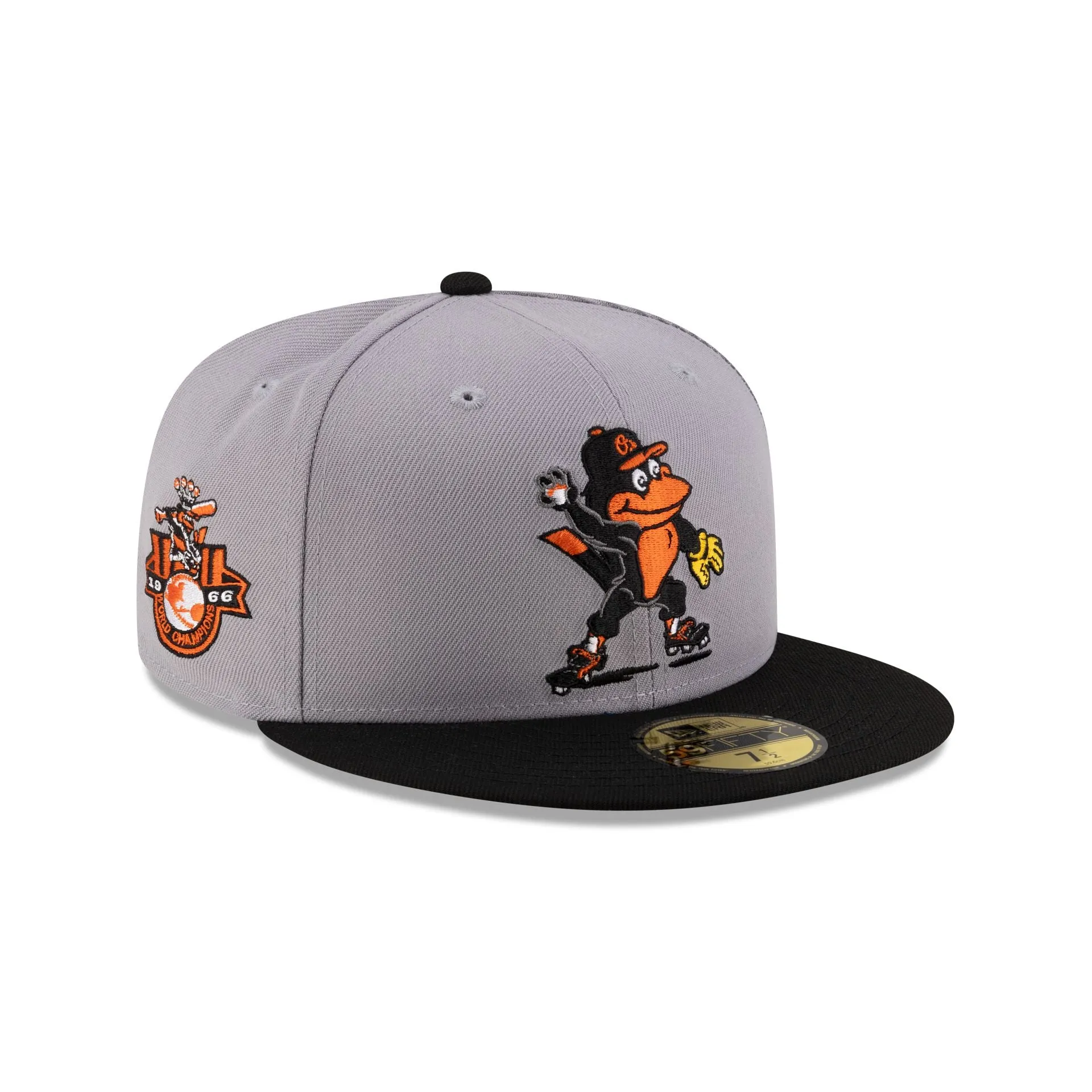 Baltimore Orioles Mascot Gray 59FIFTY Fitted Hat sold by New Era