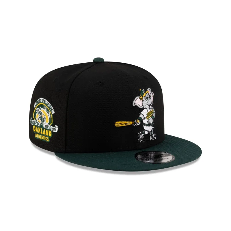 Athletics Mascot Black 9FIFTY Snapback Hat sold by New Era