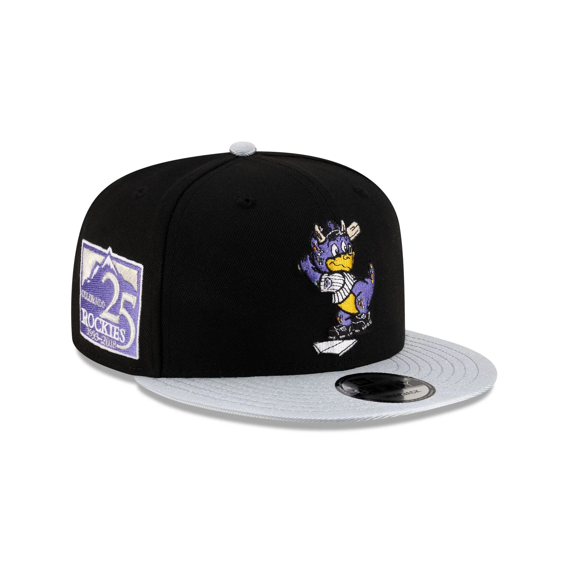 Colorado Rockies Mascot Black 9FIFTY Snapback Hat sold by New Era