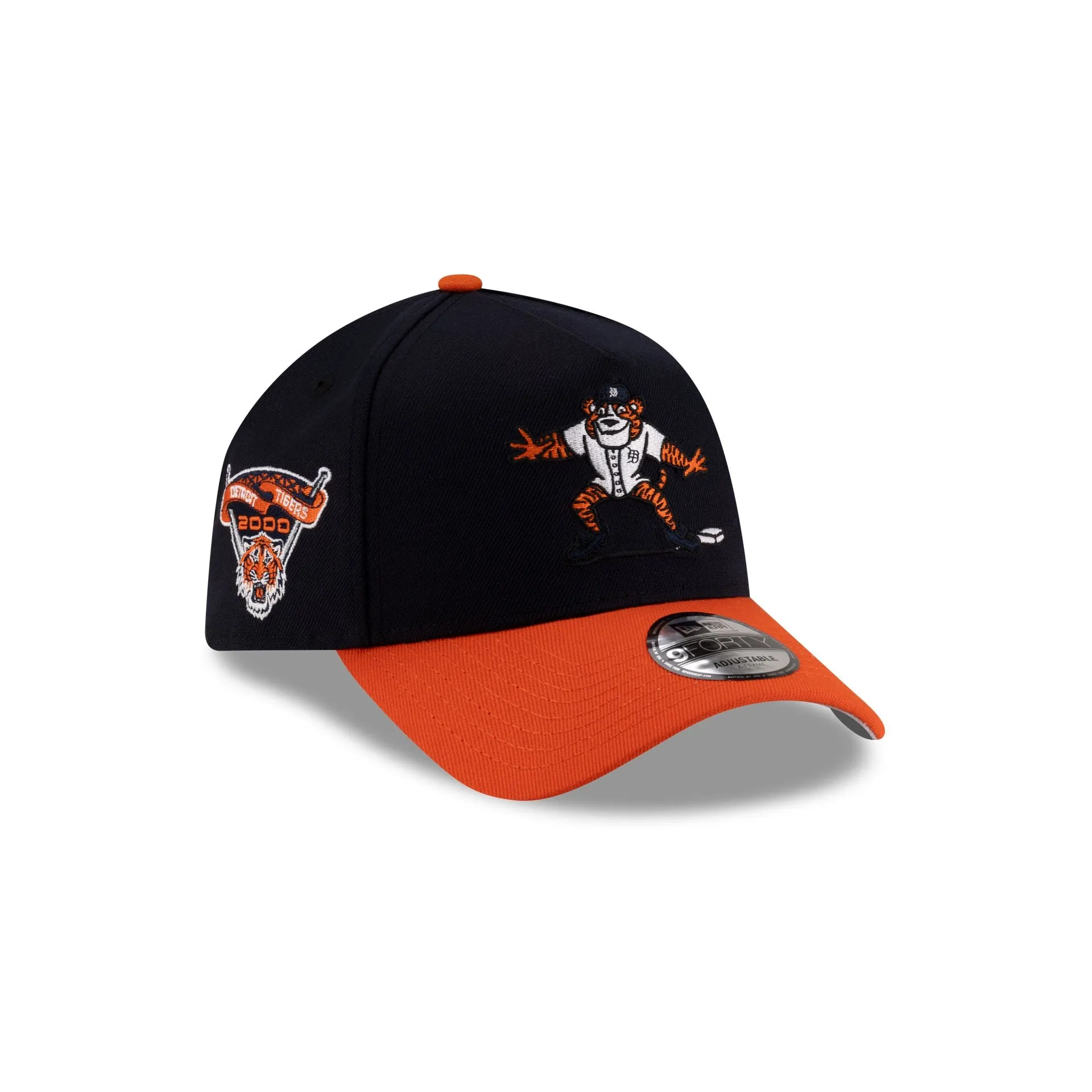 Detroit Tigers Mascot Navy 9FORTY A-Frame Snapback Hat sold by New Era