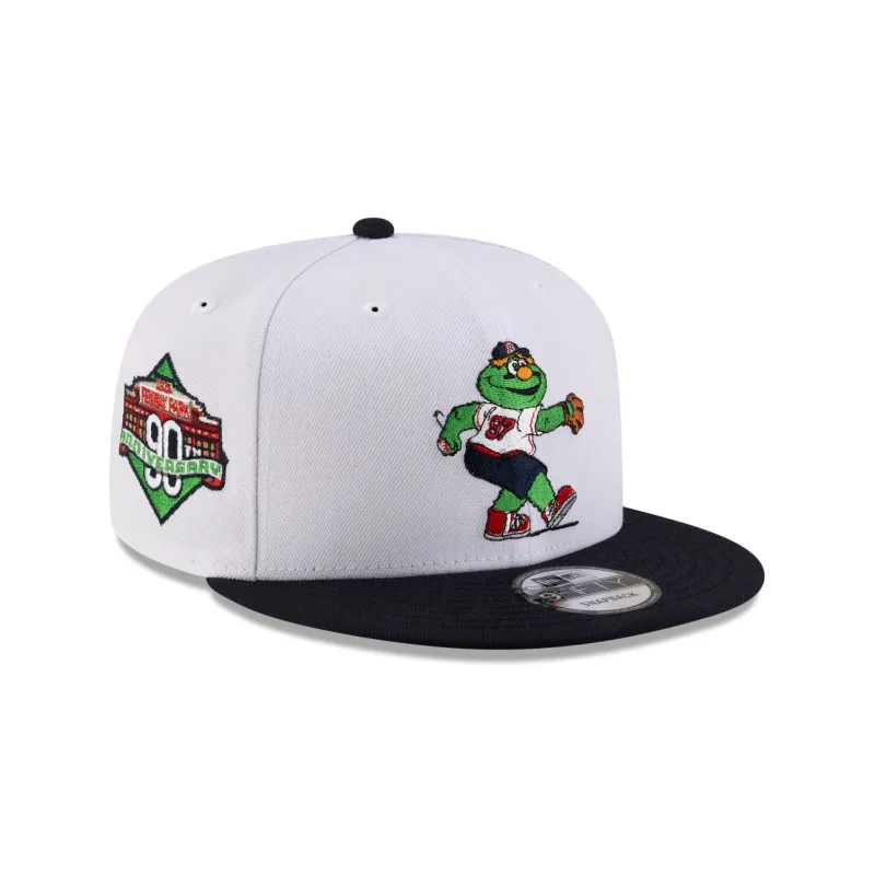 Boston Red Sox Mascot White 9FIFTY Snapback Hat sold by New Era