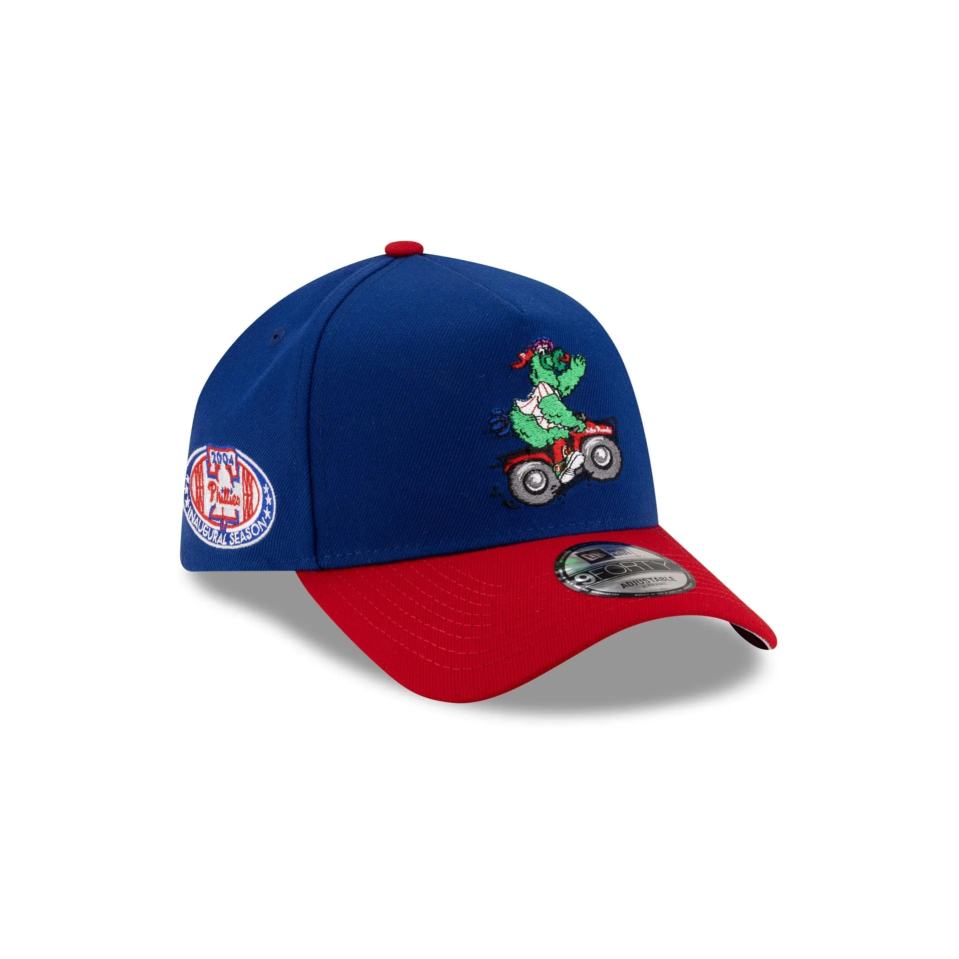 Philadelphia Phillies Mascot Blue 9FORTY A-Frame Snapback Hat sold by New Era