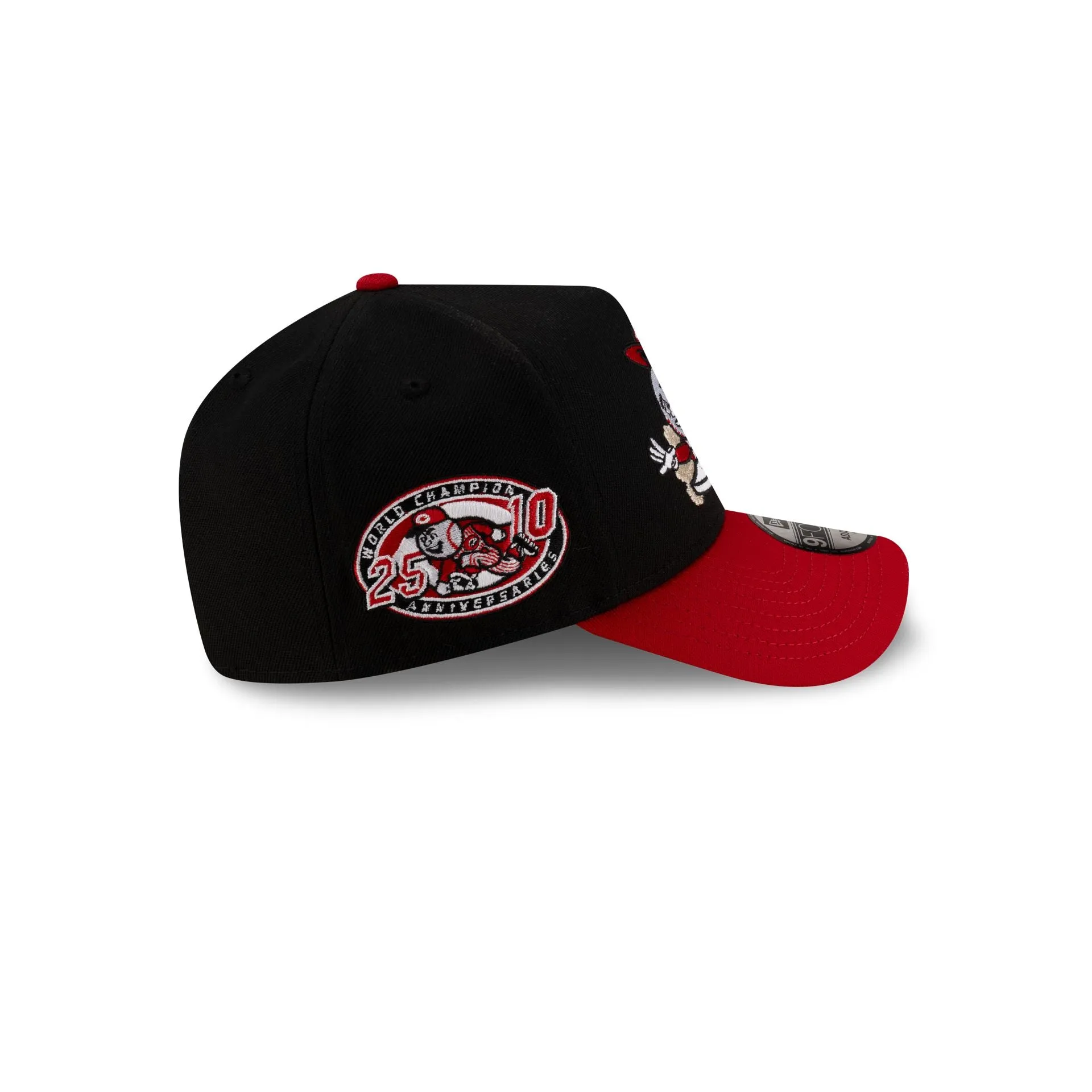 Cincinnati Reds Mascot Black 9FORTY A-Frame Snapback Hat sold by New Era product image thumbnail 4
