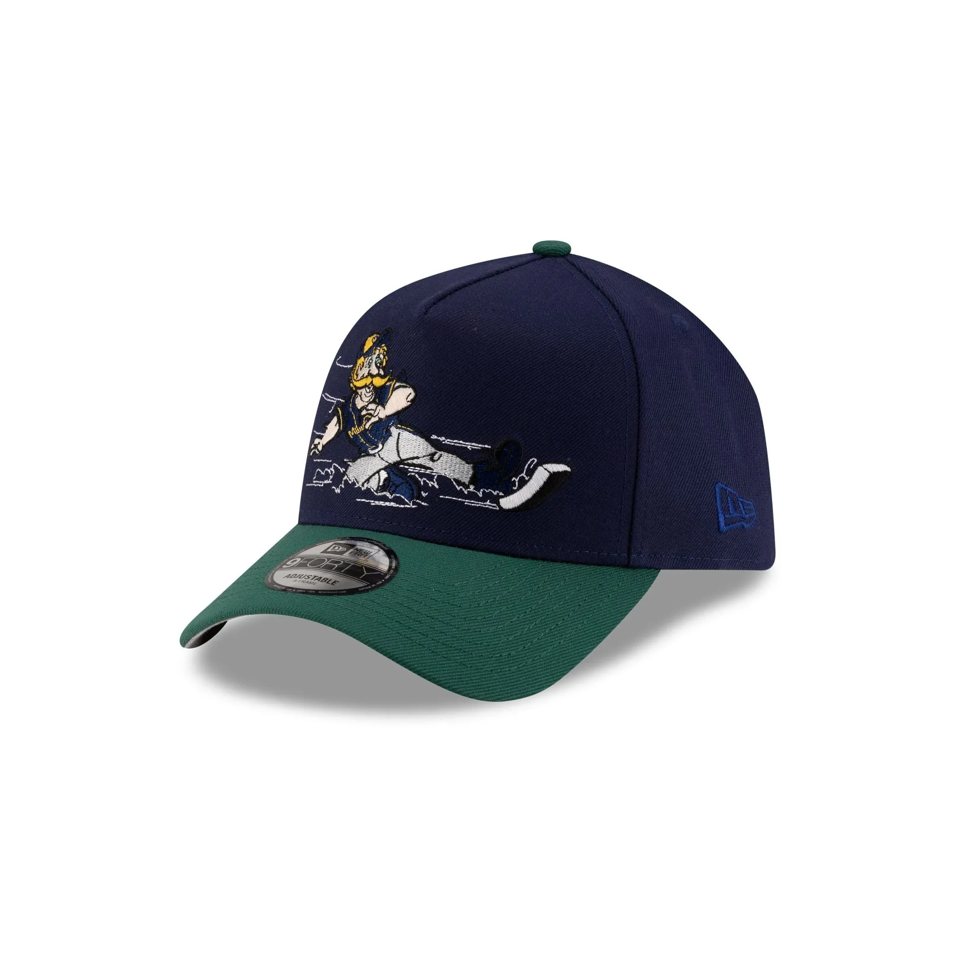 Milwaukee Brewers Mascot Navy 9FORTY A-Frame Snapback Hat sold by New Era product image thumbnail 3