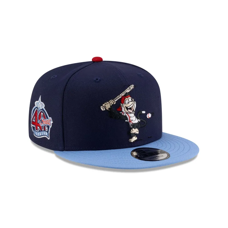 Los Angeles Angels Mascot Light Navy 9FIFTY Snapback Hat sold by New Era