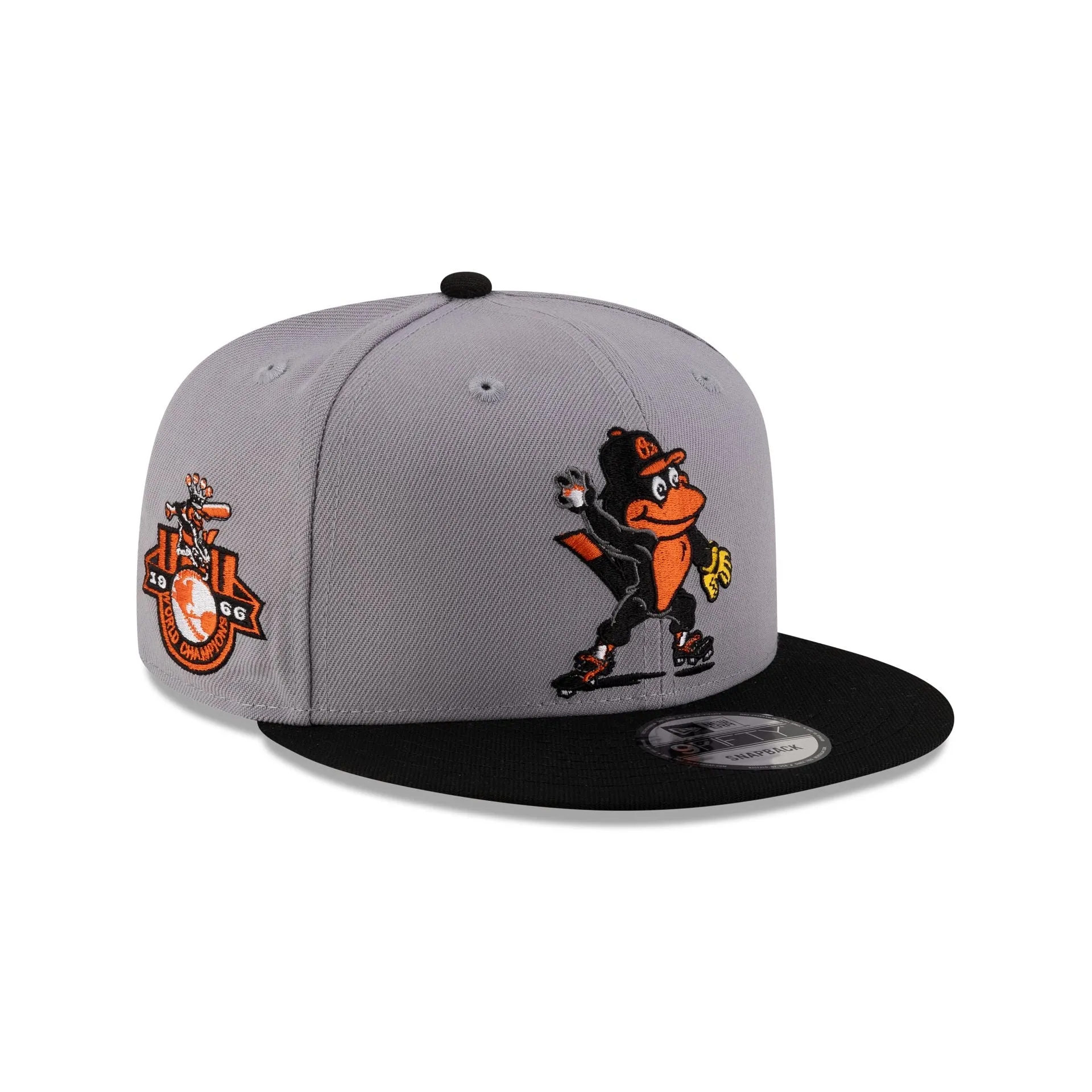 Baltimore Orioles Mascot Gray 9FIFTY Snapback Hat sold by New Era
