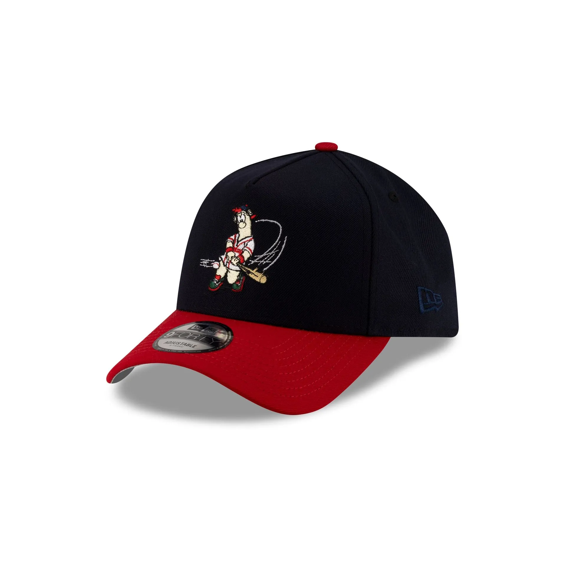 Atlanta Braves Mascot Navy 9FORTY A-Frame Snapback Hat sold by New Era product image thumbnail 3