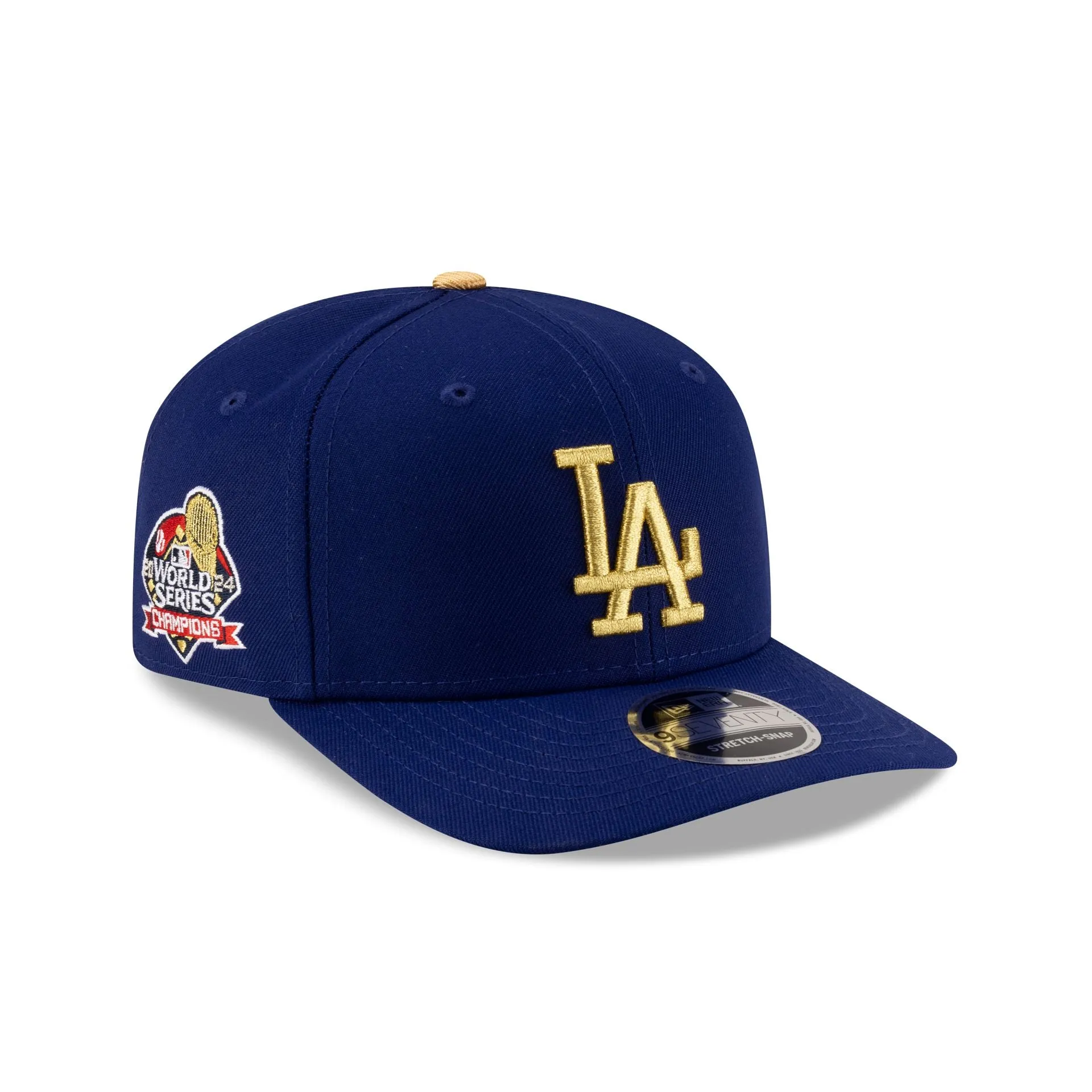 Los Angeles Dodgers Gold Collection 9SEVENTY Stretch-Snap Hat sold by New Era