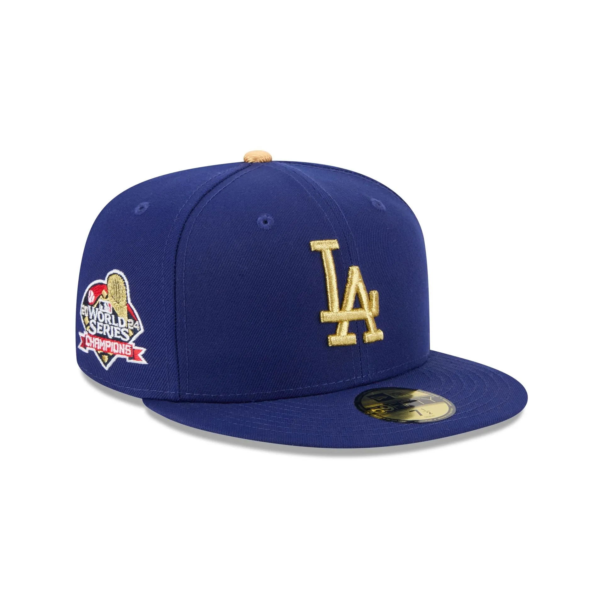Los Angeles Dodgers Gold Collection 59FIFTY Fitted Hat sold by New Era