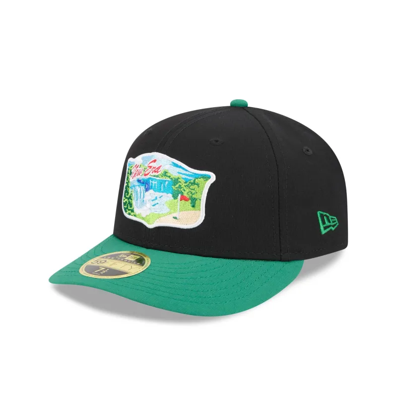 New Era Cap Green and Gold Pack Low Profile 59FIFTY Fitted Hat sold by New Era